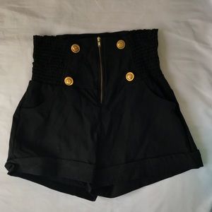 Sidecca black high waisted shorts